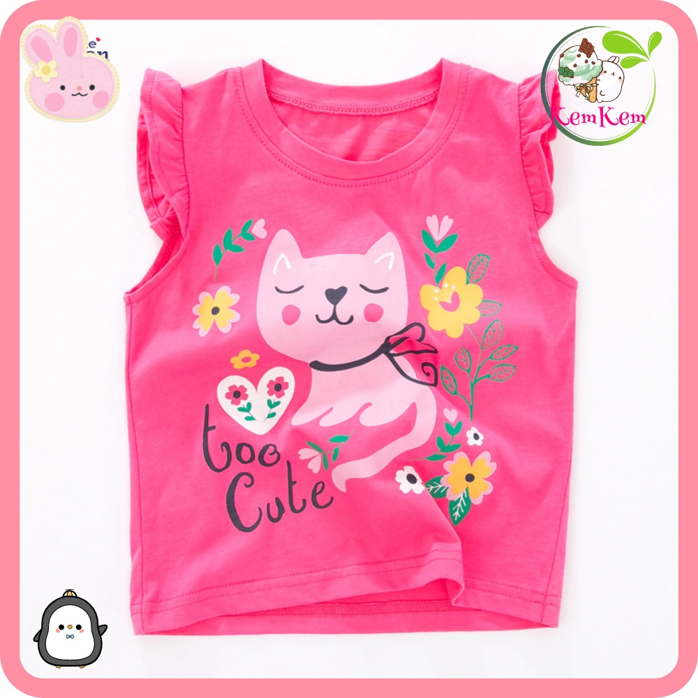 (HÀNG LẺ SIZE 6T VÀ 7T) Áo thun Áo phông sát cách bé gái LITTLE MAVEN lẻ size