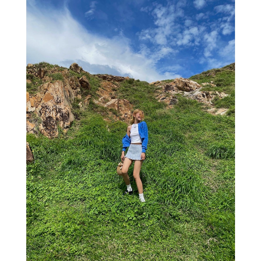 Good Letter H - Áo Len Dáng Cropped - Ehliz Knit Cardigan