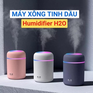 Máy xông tinh dầu phòng ngủ humidifier máy khuếch tán tinh dầu xe hơi h2o tỏa hương thơm mát khử mùi ẩm diệt vi khuẩn