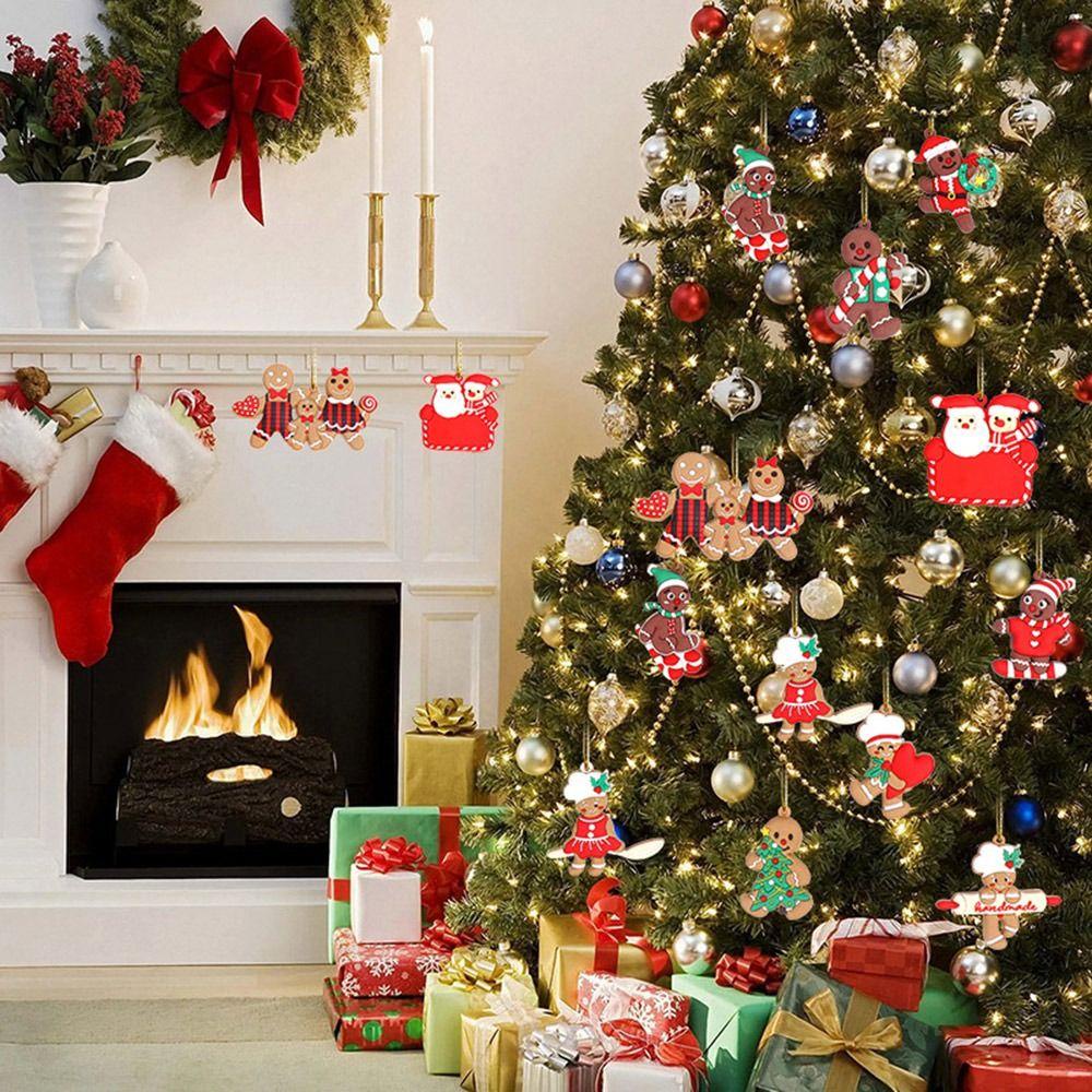 Set 24 10 / 12 / 20 Phụ Kiện Treo Trang Trí Cây Thông Giáng Sinh