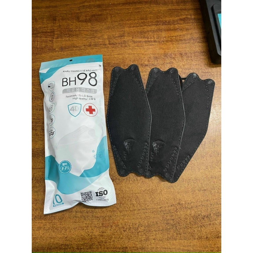 Thùng 300c Khẩu Trang Đen Kf94-Khẩu Trang Cá Màu Đen