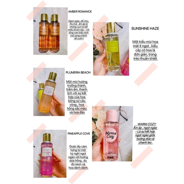 Xịt thơm toàn thân Victoria’s Secret - Body mist 250ml