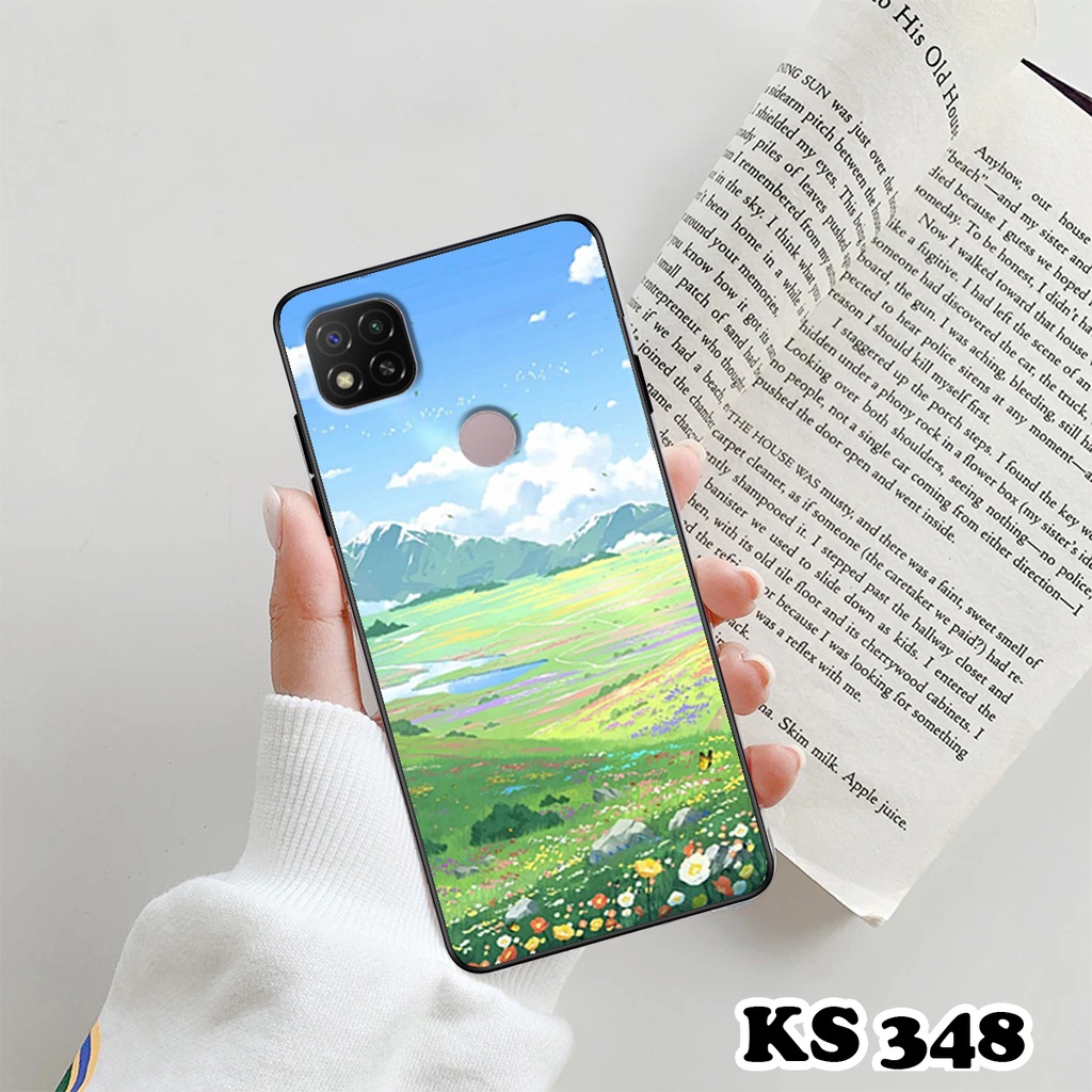 Ốp lưng Xiaomi Redmi 9 - Redmi 9A - Redmi 9C - Redmi 9T - Ốp Xiaomi in hình Cánh đồng hoa - Chất liệu TPU siêu bền