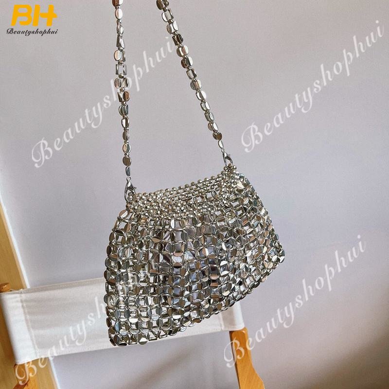 Túi Xách Đeo Vai Đính Cườm Thời Trang Dành Cho Nữ