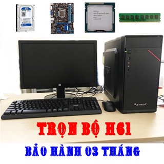 Bộ máy tính văn phòng core i3 màn hình 19 inch Tặng USB Wifi