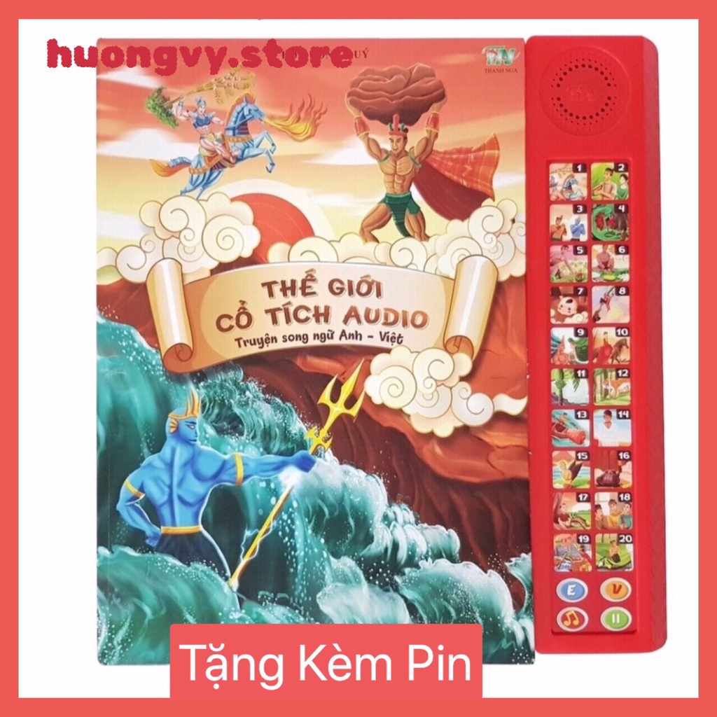 Sách- Truyện song ngữ Anh Việt - Thế giới cổ tích audio cho bé