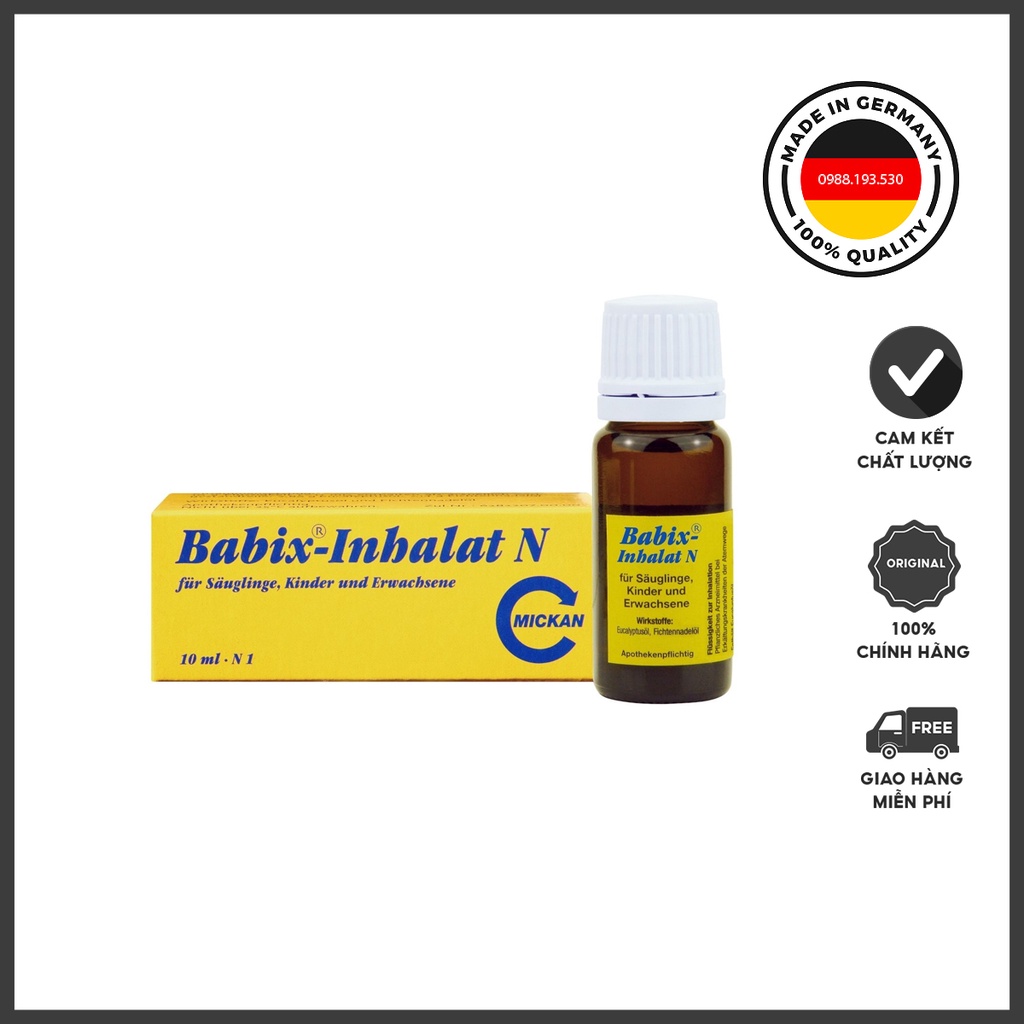 Tinh dầu chống cảm Babix-Inbalat N 10ml của Đức