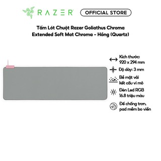 Tấm lót chuột Razer Goliathus Extended Chroma | Soft Mat | Black | Mercury