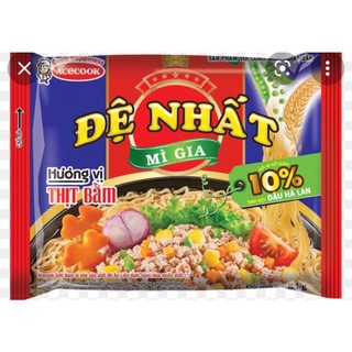 Combo 10 gói mì đệ nhất thịt bầm.