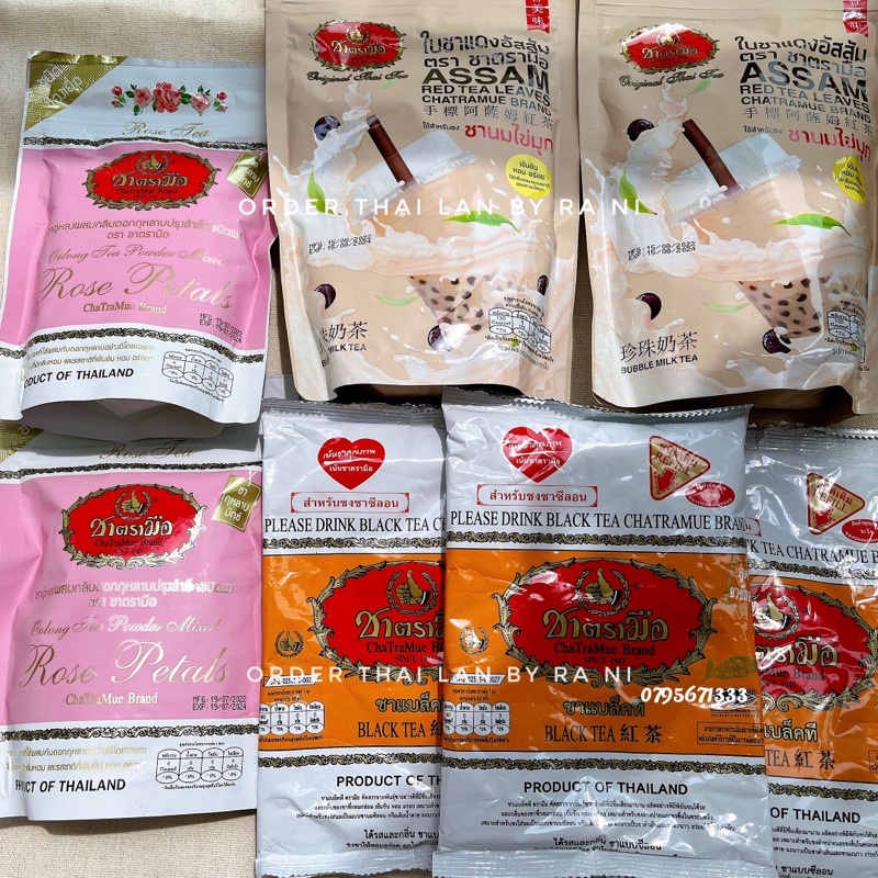 Trà Hoa Hồng Chatramue Chuẩn Thái Lan Rose Tea Gói 30 Túi Lọc