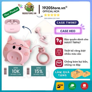 【CASE HEO Case Vỏ Ốp HAVIT TW967 Bao Đựng Tai Nghe Không Dây Bluetooth TrueWireless Cao Cấp Chống Bẩn - 1920Storevn 
