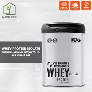 Sữa tăng cơ [Whey Protein Isolate]  - Protein tinh khiết tăng cường cơ bắp, tăng sức khỏe, hỗ trợ giảm cân, 1kg