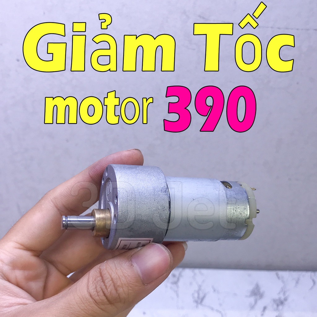 Động Cơ Giảm Tốc 12V Motor 390 740rpm , hộp số giảm tốc , giảm tốc 390