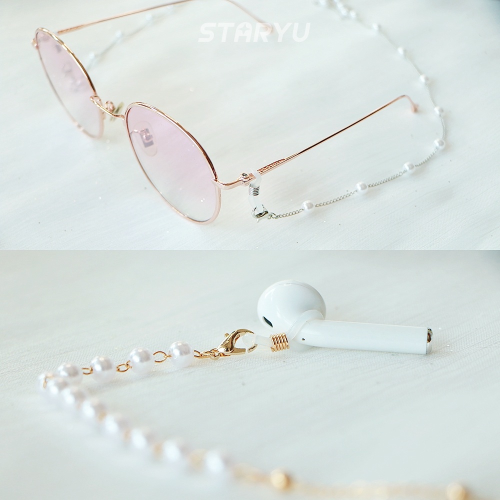 Dây Đeo Khẩu Trang Từ Tính 2 Trong 1 Phong Cách Hàn Quốc