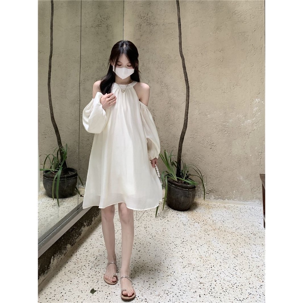 Váy babydoll Đầm Hai Dây Dáng Rộng Cao Cấp Phong Cách Hàn Quốc Thời Trang Mùa Hè Dành Cho Nữ