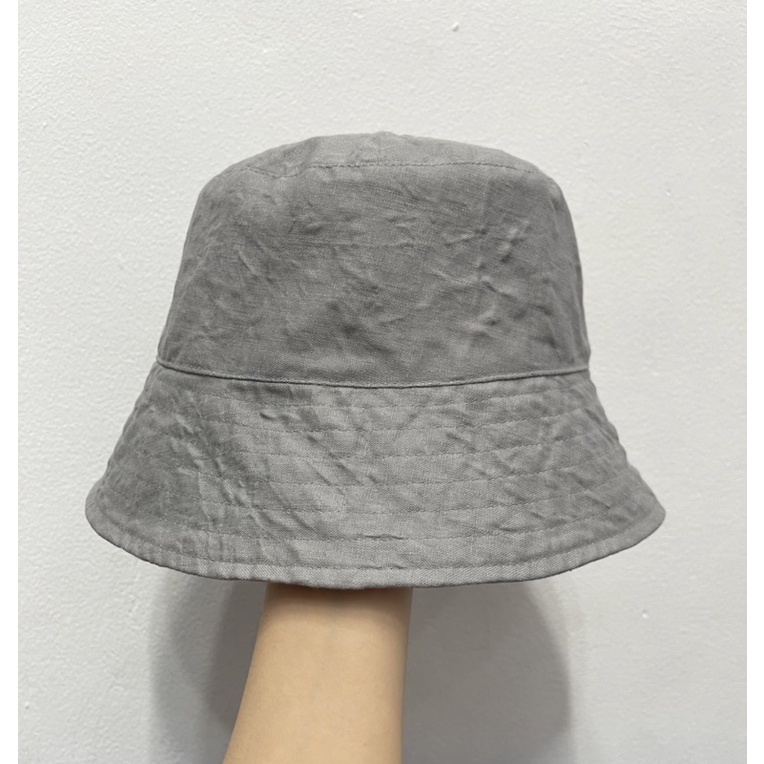 Nón bucket linen/ nón bucket/ nón bucket bigsize/ nón tai bèo bigsize/ nón linen/ nón bigsize cho vòng đầu to