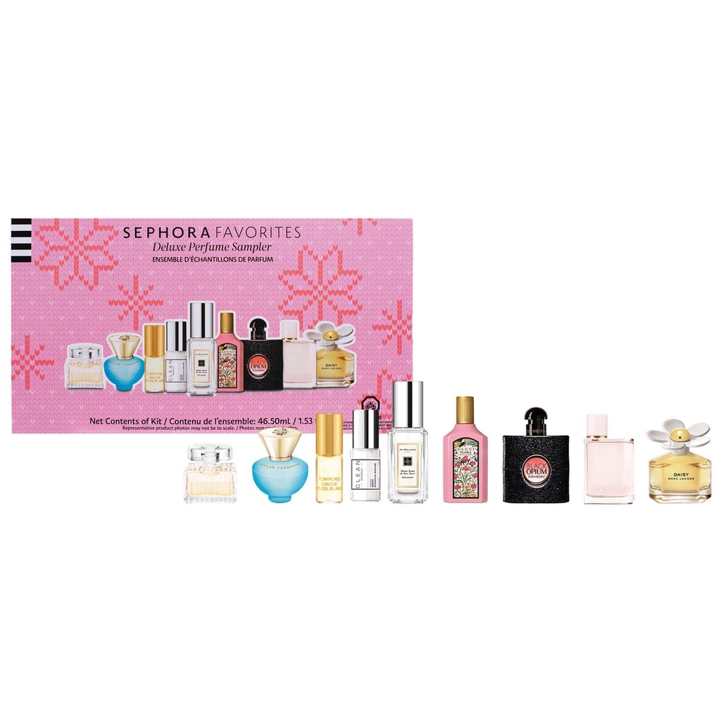 (MẪU MỚI 2023) SET NƯỚC HOA SEPHORA FAVOURITES DELUXE PERFUME SAMPLE