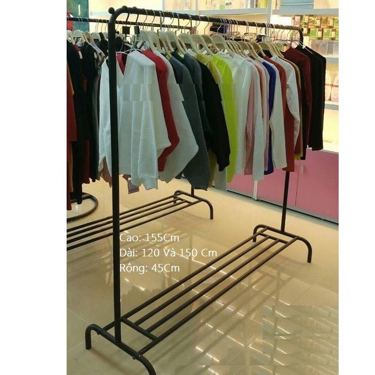 Giàn Đơn 1 Chiếc Treo Quần Áo SHOP Có Thanh  Treo Chắc .