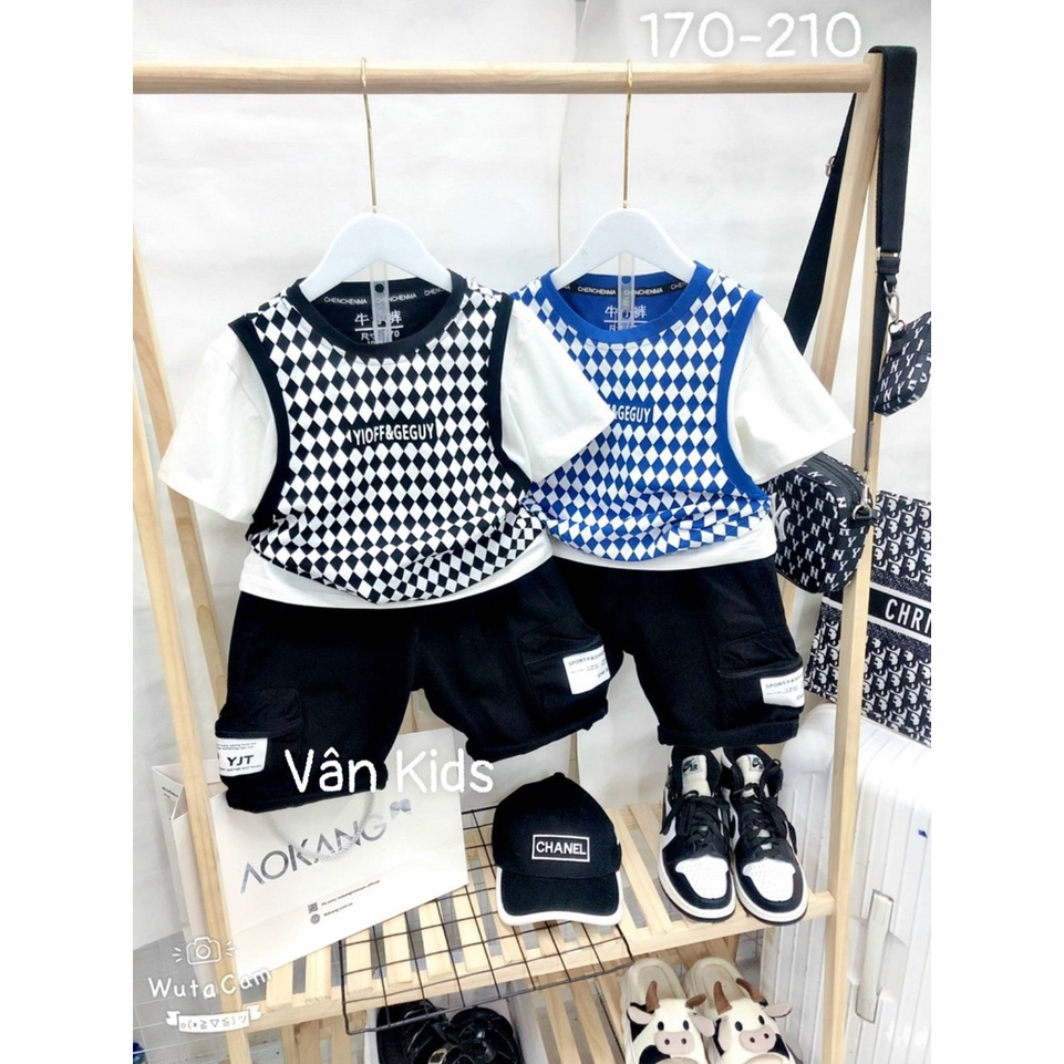 Sét Bộ KẺ IN TRÀN  cao cấp CHO ZAI IU