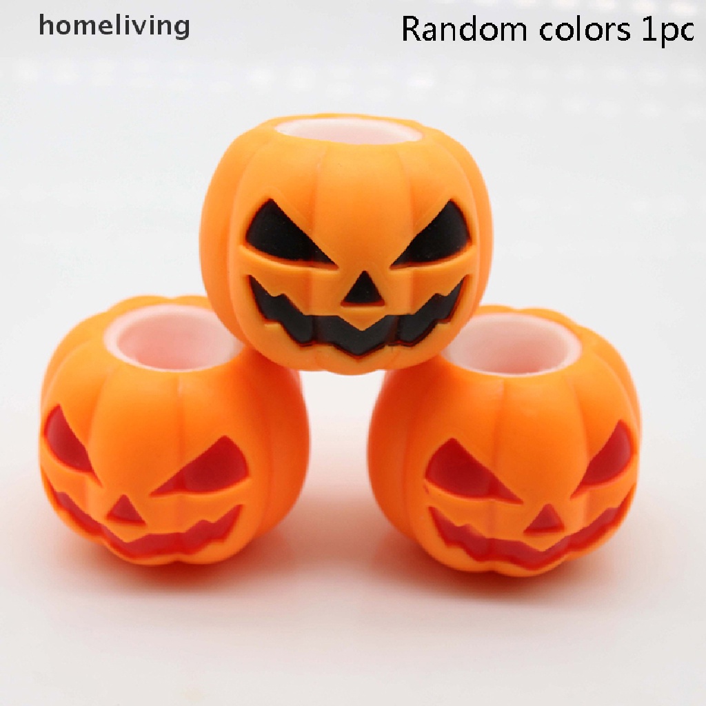 Đồ Chơi Bóng Cao Su Nhiệt Dẻo Hình Bí Ngô Ma Quái Trang Trí Tiệc Halloween Cho Bé DIY