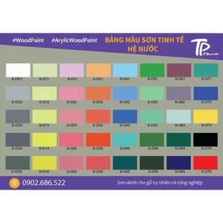 SƠN TINH TẾ ( sơn bệt ) gốc nước dành cho MDF  , Malemin , GỖ TỰ NHIÊN - Sơn gỗ gốc nước TPpaint