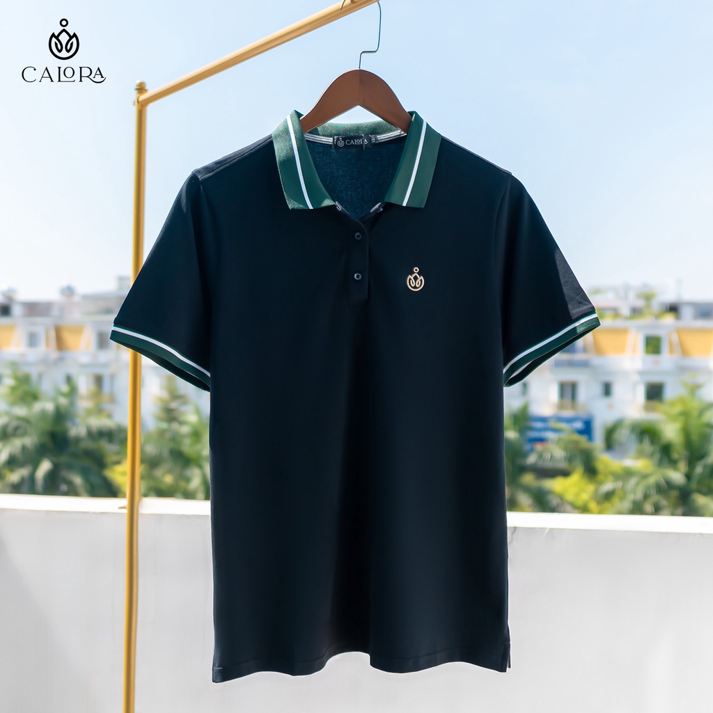 Áo Polo Bigsize Nữ 60-100KG CALORA Cao Cấp, Vải mắt chim mềm, Thoáng Mát, Calora big size nữ -PLCLR002