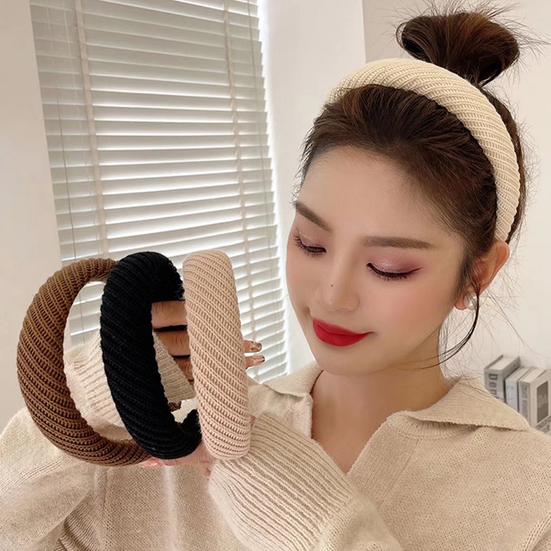 Băng Đô Dệt Kim Thời Trang Thu Đông Hàn Quốc