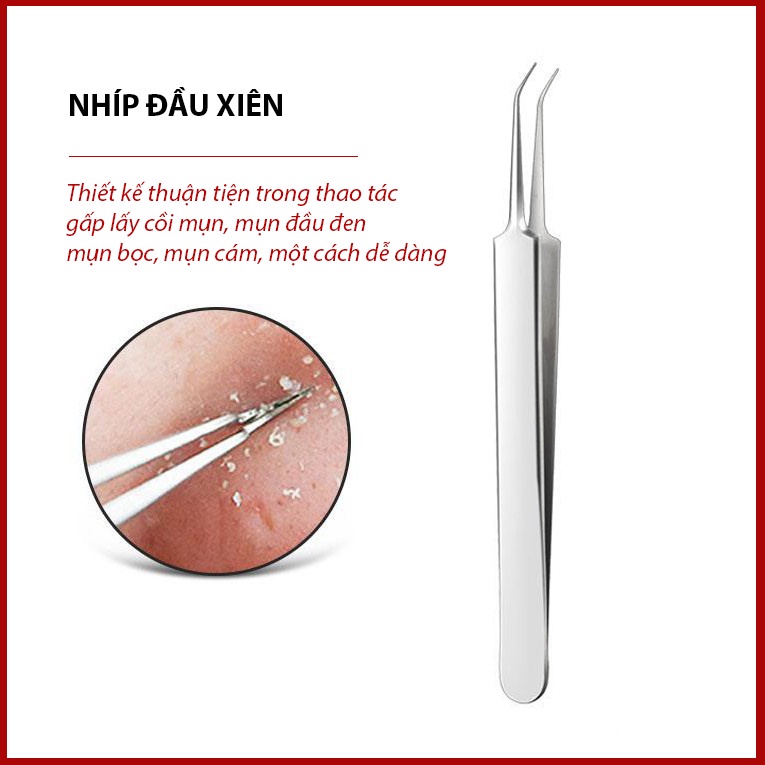 Nhíp Gắp Mụn Đầu Đen, Mụn Dưới Da Thông Minh Thép Không Gỉ | BigBuy360 - bigbuy360.vn