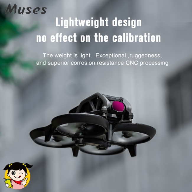 Set 5 Kính Lọc Nd8 Nd16 Nd32 Nd64 Uv Bảo Vệ Lens Tương Thích Với Dji Avata Drone