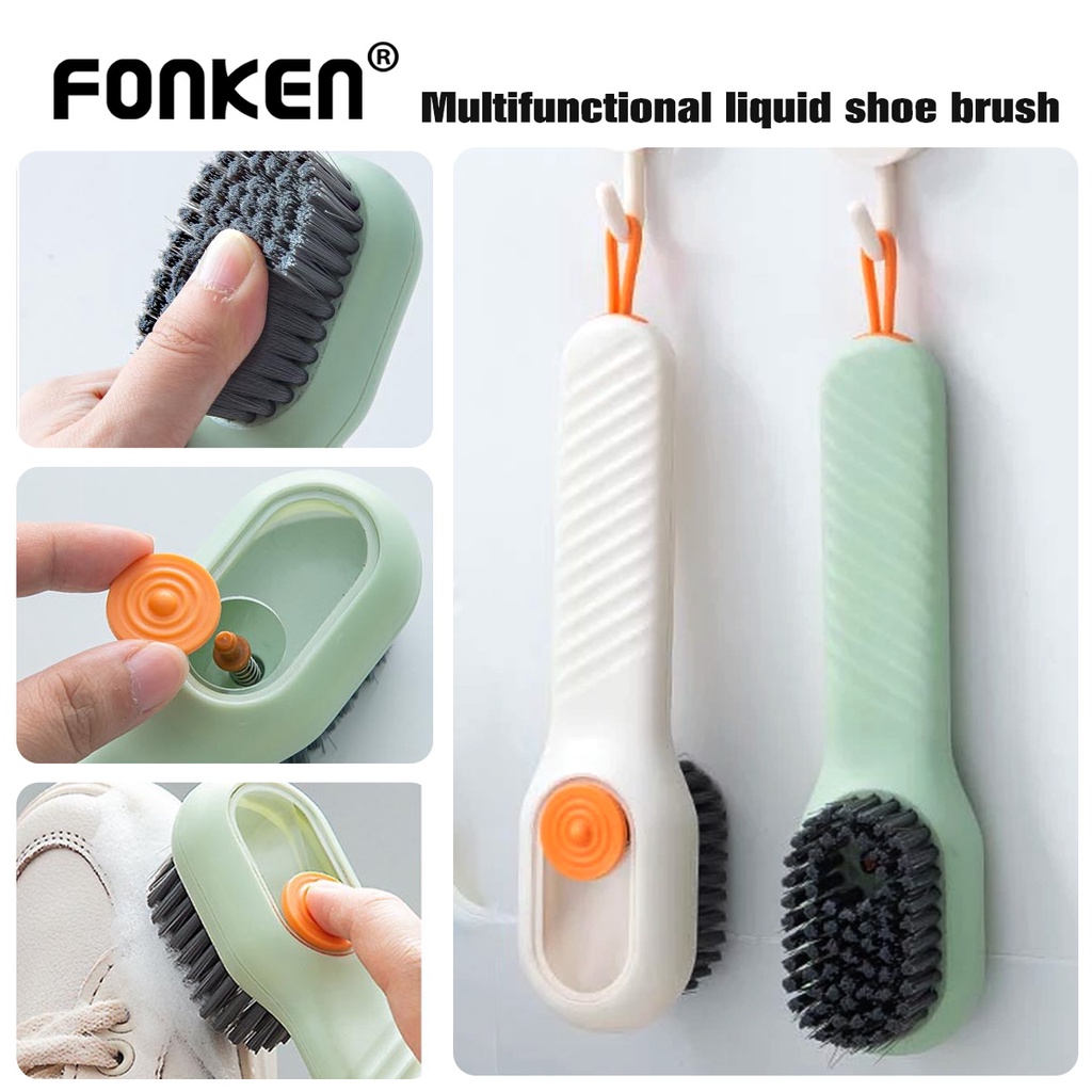 Bàn chải vệ sinh giày FONKEN thiết kế đa năng tiện dụng cho gia đình