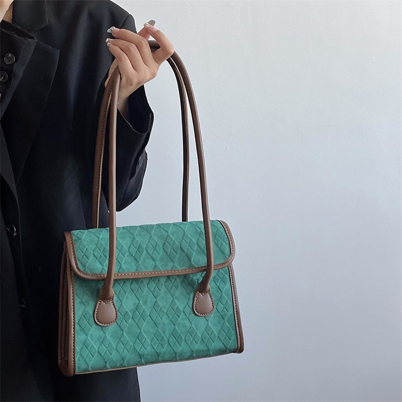 Túi Xách Đeo Vai Đính Kim Cương Giả Phong Cách Hàn Quốc Cổ Điển Dành Cho Nữ