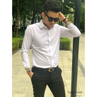 Áo sơ mi bbr nam - ảnh thật - áo sơ mi hàng xịn - áo sơ mi nam đẹp - màu xanh