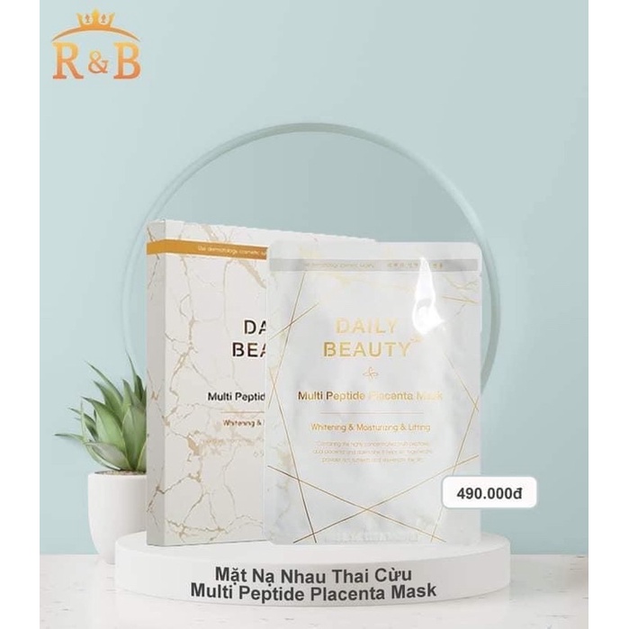 mặt nạ nhau thai cừu multi peptide placenta mask