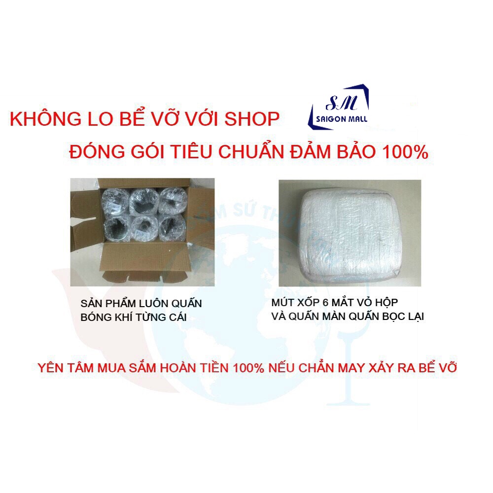 Bộ bình rót 1700mlvà 6 ly thủy tinh 210ml có quai cầm hoa văn vảy cá DELI hàng cao cấp