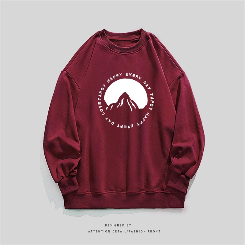 NRVP Áo Thun Nữ Dài Tay Dáng Rộng In Hình Phong Cách Hàn Quốc Mới