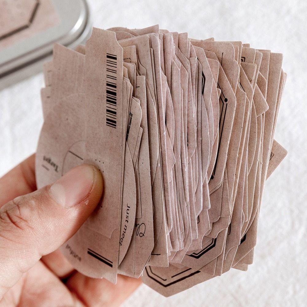 Thẻ Giấy Ghi Chú / Lời Nhắn Kết Cấu Khung Sắt Trang Trí Sổ Tay