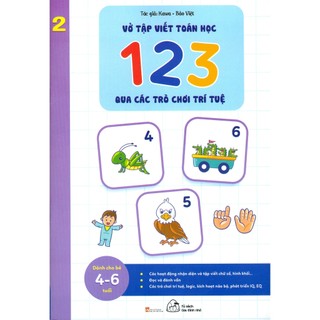 Sách - Vở Tập Viết Toán Học Qua Các Trò Chơi Trí Tuệ 2