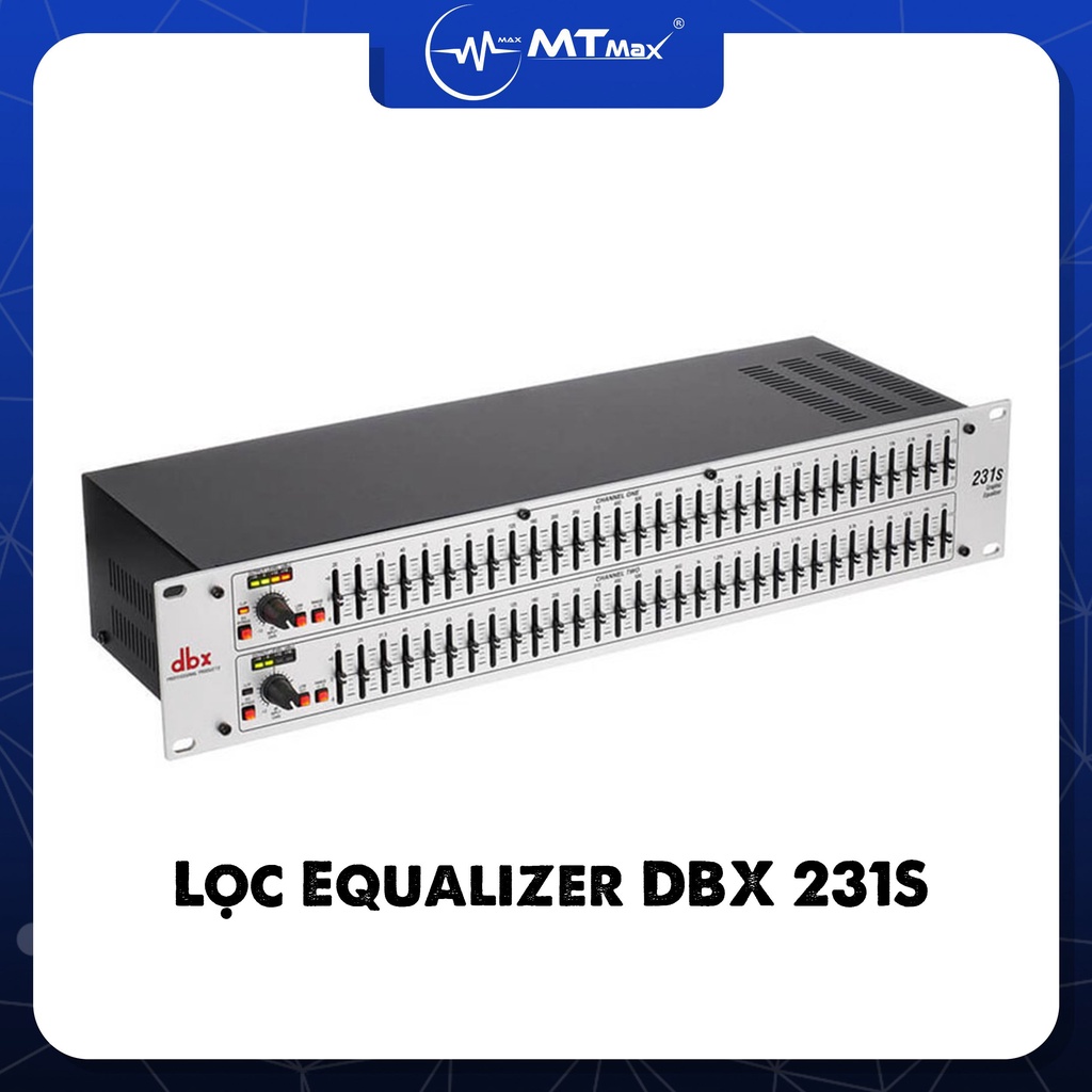 Lọc xì Equalizer DBX 231S cân chỉnh âm thanh chuyên nghiệp phục vụ nhạc đám cưới, biểu diễn, karaoke, nghe nhạc