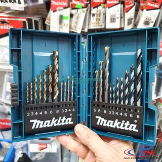 Bộ mũi khoan kim loại, khoan tường, khoan gỗ 21 chi tiết Makita B-44884