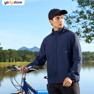 Áo gió nam 3C Plus YODY thể thao 2 lớp năng động có mũ giữ ấm tốt -  AKM5037 2