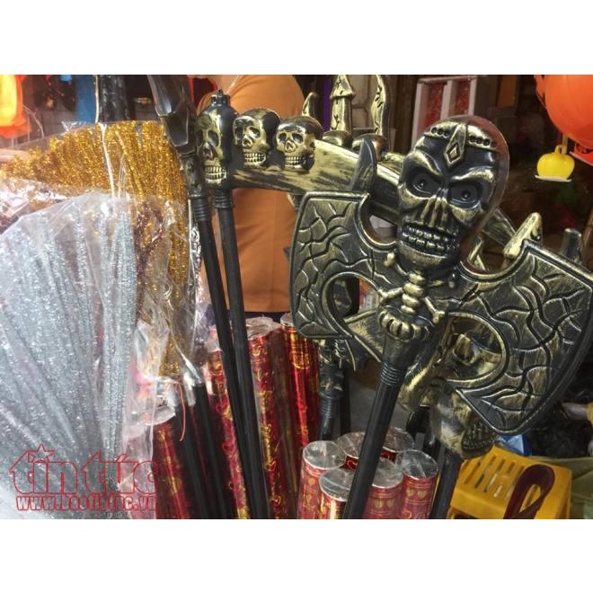 Đồ chơi lưỡi hái rìu búa nhựa chơi hóa trang cosplay