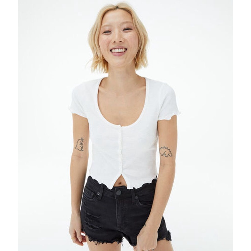 Áo croptop aero xuất xịn