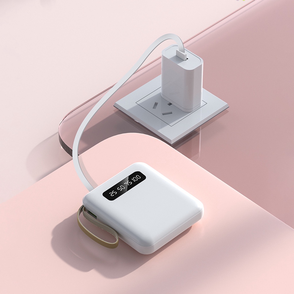 PO-4 Dây Cáp Đèn LED Công Suất Cao Đa Năng Pin Sạc Dự Phòng PO-20000mAh Với