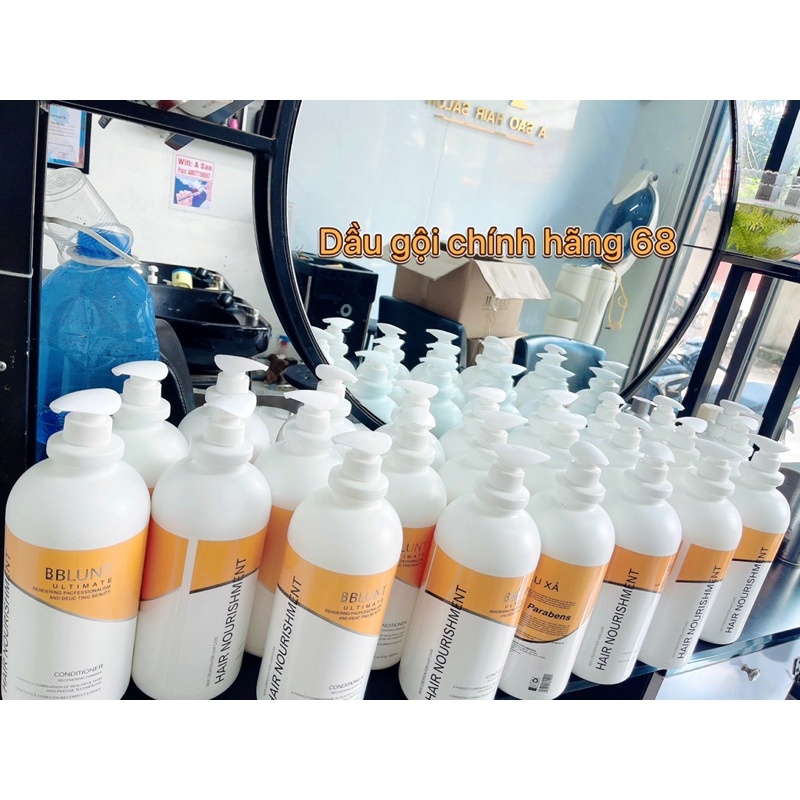 Dầu gội xả cặp BBLUNT 1922L dung tích lớn dùng cho cả gia đình