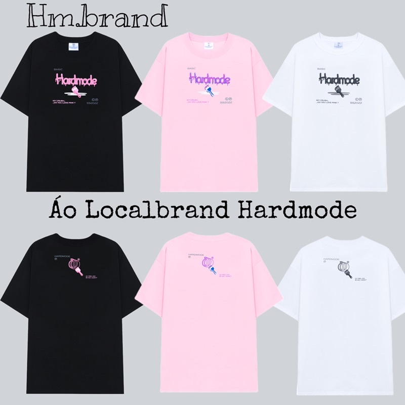 Áo thun nam nữ, Unisex tay lỡ local brand hardmode rolling tee. áo thun from rộng nam nữ