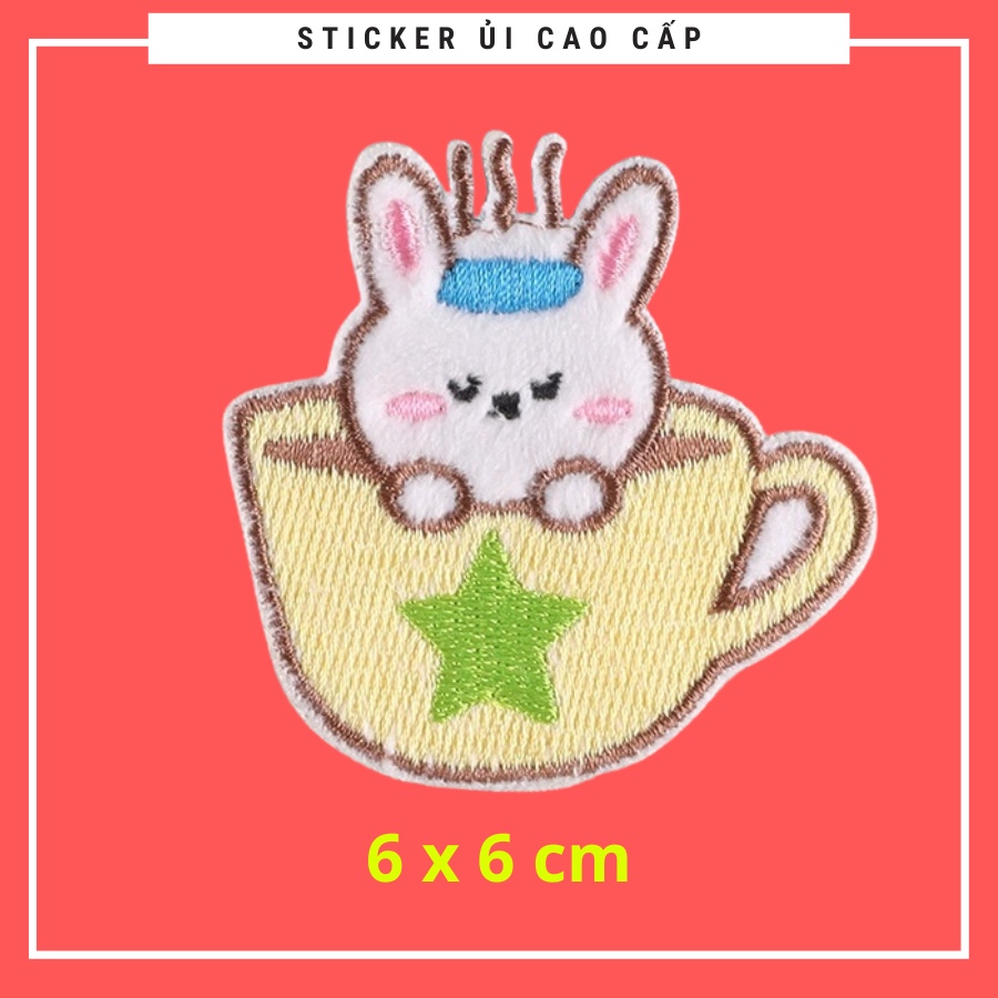 Sticker ủi áo cao cấp CÓ SẴN KEO ỦI, sticker dán quần áo dùng làm miếng vá quần áo rách, trang trí quần áo