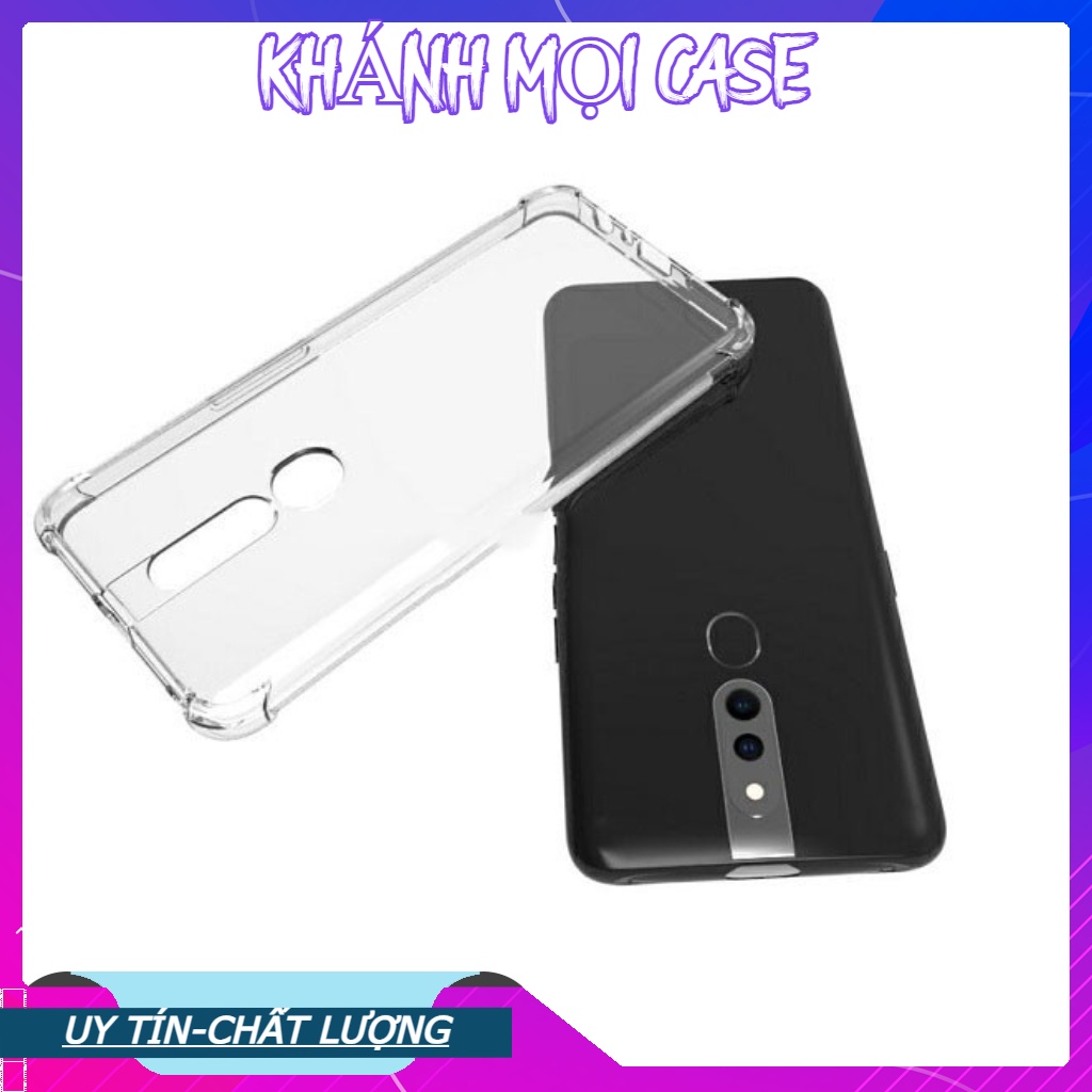 Ốp Lưng Điện Thoại Oppo F11pro Dẻo Silicon Trong Suốt Có Gù Chống Sốc 4 Góc