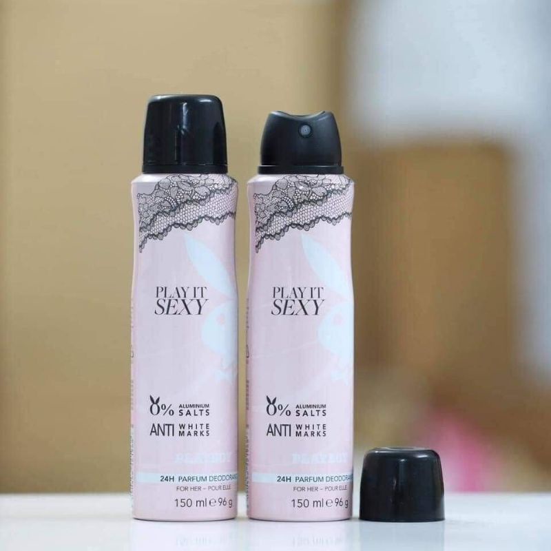 Hàng Đức Xịt khử mùi body playboy dành cho nữ
