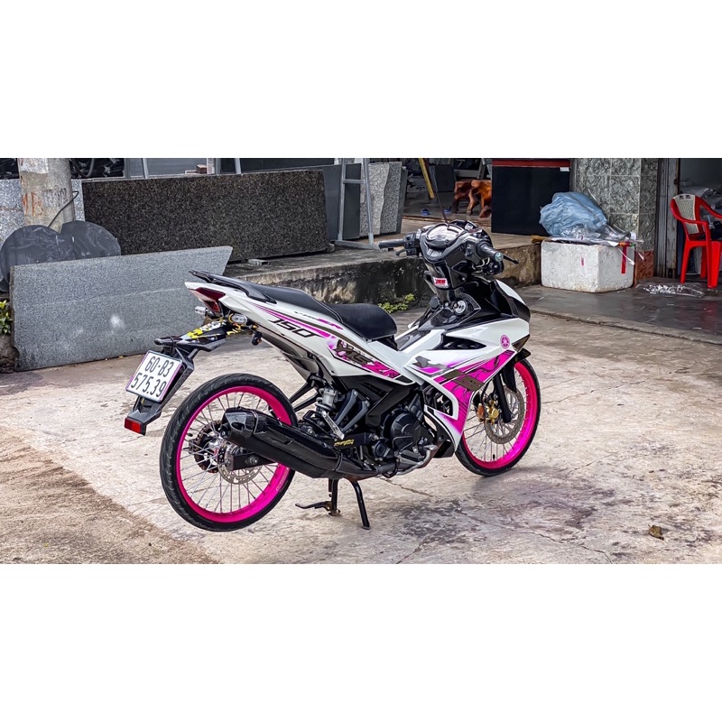 Tem Rời Exciter 150 mẫu Y15zr mới lạ siêu nét dán cho xe trắng