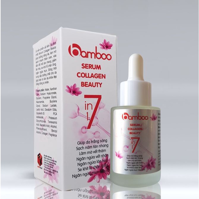Serum 7 IN 1 giảm tàn nhang ngăn ngừa lão hóa Bamboo 30ml